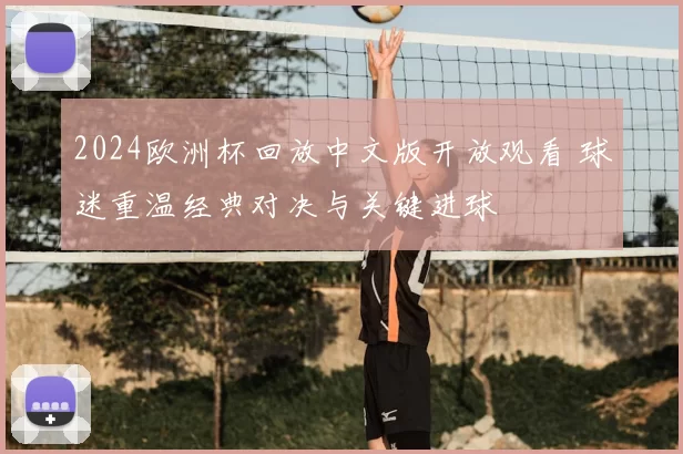 2024欧洲杯回放中文版开放观看 球迷重温经典对决与关键进球